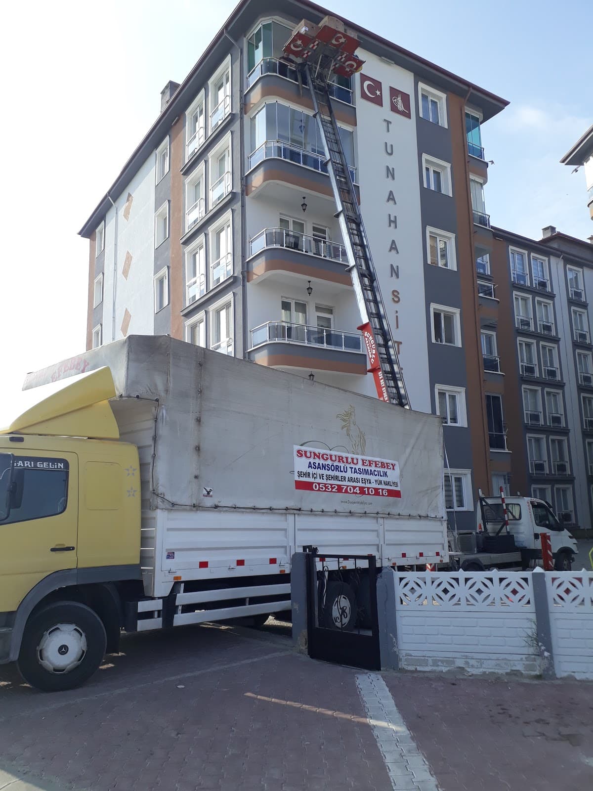 SUNGURLU Efebey ASANSÖRLÜ Nak VİNÇ kiralama konteyner Satışı05327041016 görseli 2