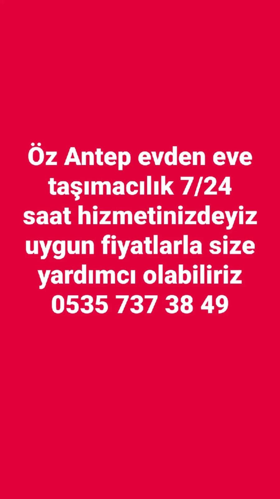 Öz Antep Evden Eve Nakliyat - Gaziantep Evden Eve Asansörlü Taşıma görseli 1