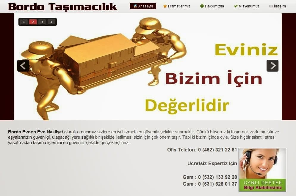 Bordo Nakliyat Evden Eve Taşımacılık görseli 2