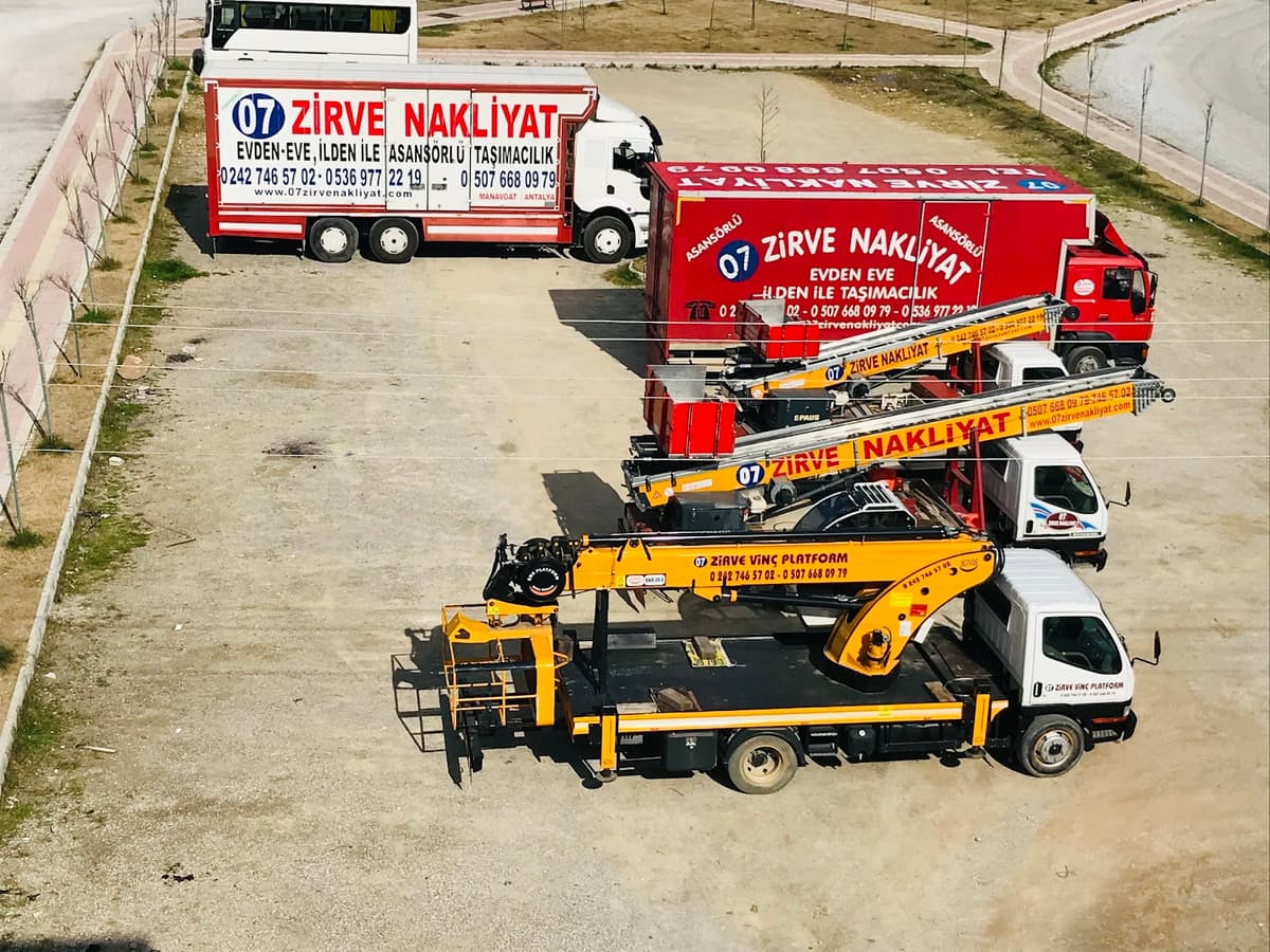 07 Zirve Nakliyat I Manavgat Nakliye, Vinç, Asansörlü nakliye, Sepetli görseli 1