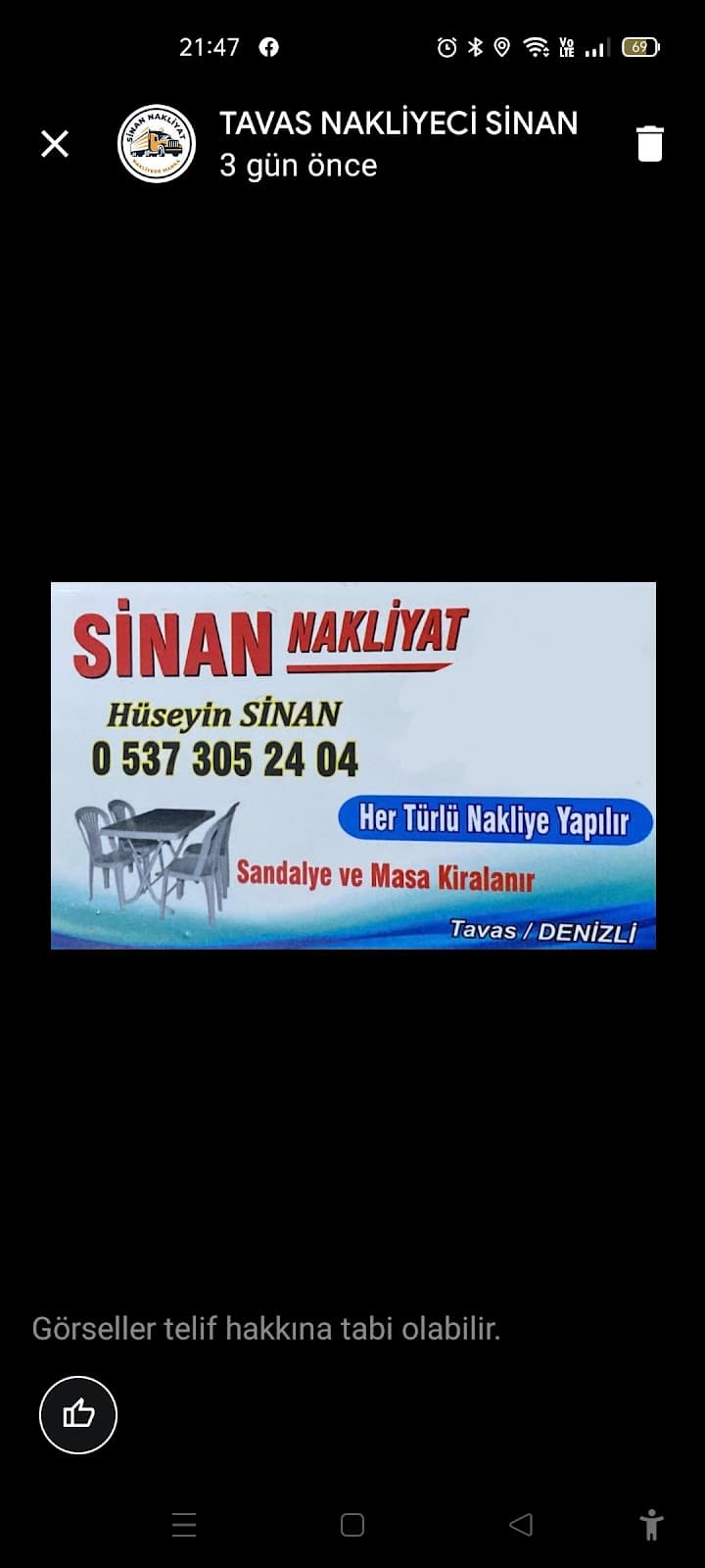 TAVAS NAKLİYECİ SİNAN görseli 2
