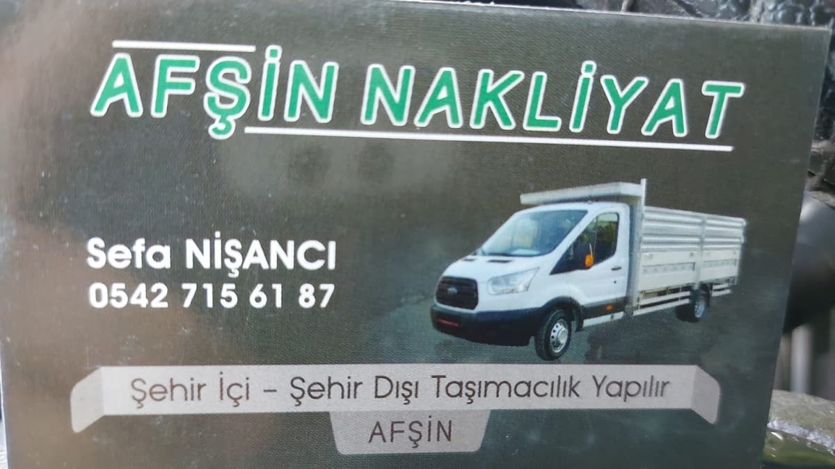 Afşin Nakliye PİKAP görseli 2